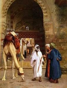 unknow artist Arab or Arabic people and life. Orientalism oil paintings  296 Germany oil painting art